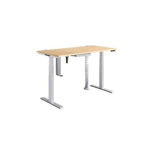 Schäfer Shop Genius Komplettangebot MODENA FLEX 5-tlg., Schreibtisch elektr. höhenverstellbar, PC-Halterung