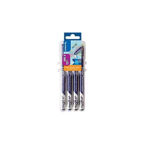 Fineliner FriXion 4er-Set Klassik, KS-Spitze, Strichstärke 0,45 mm, radierbar, 4 Standardfarben