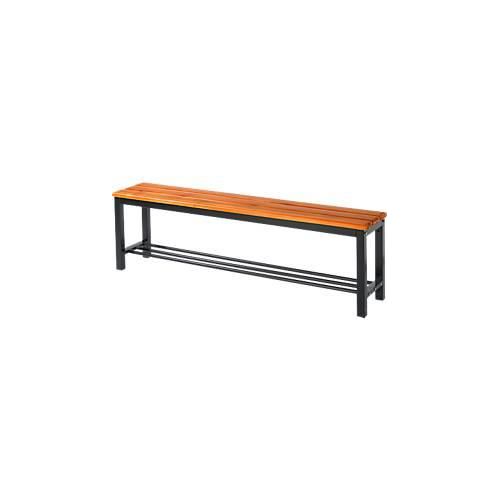 Sitzbank mit Schuhrost, 1500 mm breit