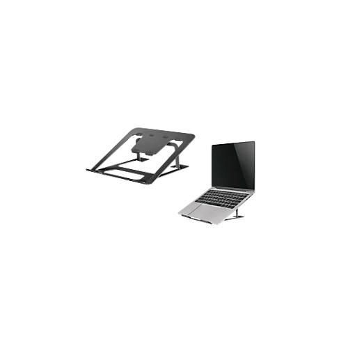 Laptop Ständer Neomounts by NewStar NSLS085BLACK, für Laptops 10-17″ & bis 5 kg, 6-stufig manuell höhenverstellbar, zusammenklappbar, schwarz