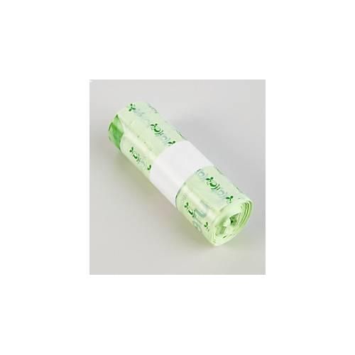 Bio-Müllbeutel DEISS, ecovio-Kunststoff, kompostierbar, flüssigkeitsdicht, 50 St. 20 l