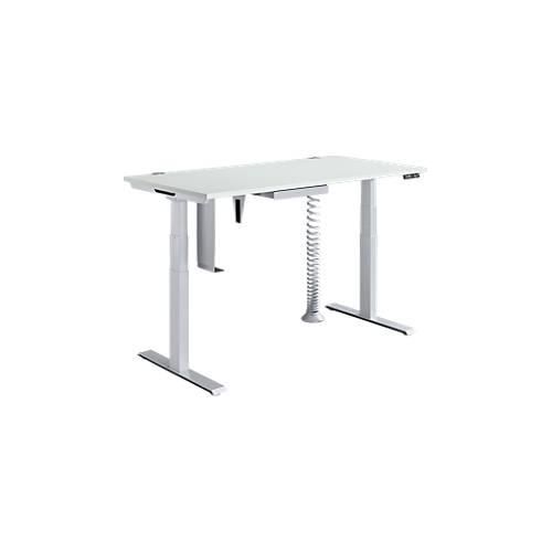 Schäfer Shop Genius Komplettangebot MODENA FLEX 5-tlg., Schreibtisch elektr. höhenverstellbar, PC-Halterung