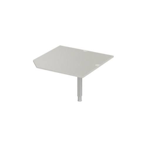 Schäfer Shop Select Verkettungsplatte PLANOVA ERGOSTYLE, CAD, B 1000, Fuß, lichtgrau