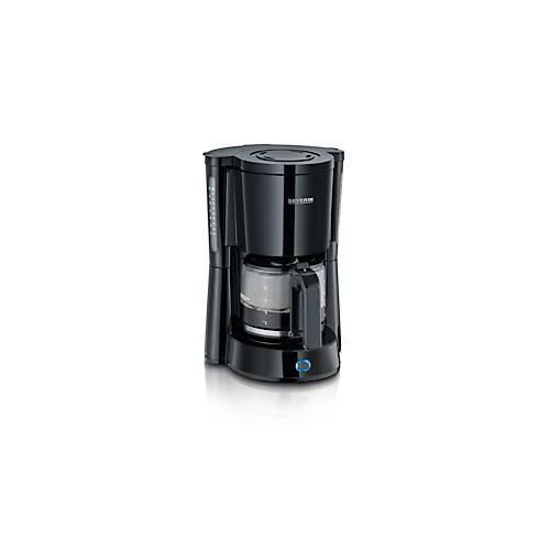 Kaffeemaschine Severin KA 4815, 1000 W, für bis zu 10 Tassen, Abschaltautomatik, Tropfverschluss, Wasserstandsanzeige, mit Glaskanne, schwarz