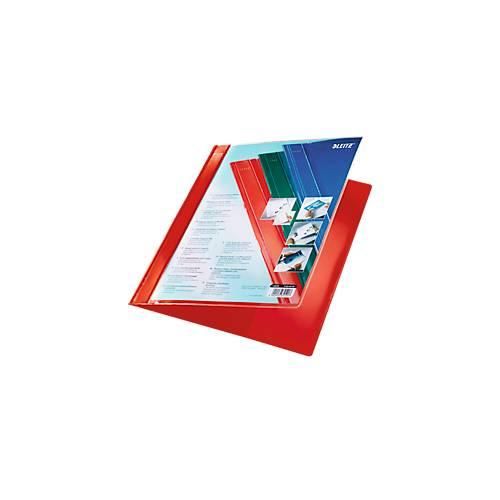 LEITZ® Schnellhefter Exquisit, DIN A4, PVC, rot