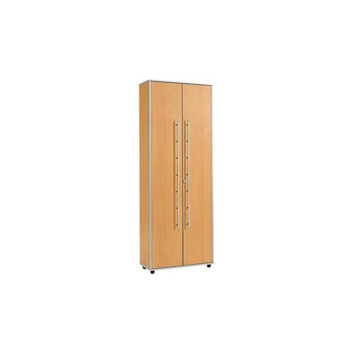 Schäfer Shop Select Aktenschrank Moxxo IQ, Holz, 5 Böden, 6 OH, B 801 x T 362 x H 2166 mm, abschließbar, Buche-Dekor