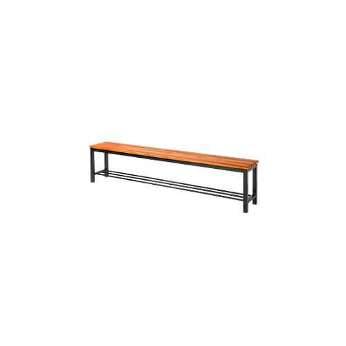 Sitzbank mit Schuhrost, 2000 mm breit