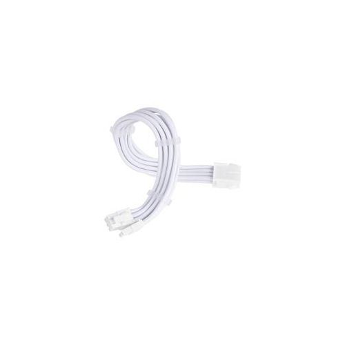 Netzteil-Verlängerungskabel SST-PP07E-PCI8W-V2, PCIe 8pin (6+2) weiß, 30cm