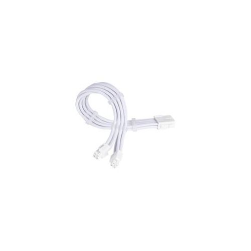 Netzteil-Verlängerungskabel SST-PP07E-EPS8W-V2, EPS 12V 8pin (4+4) weiß, 30cm