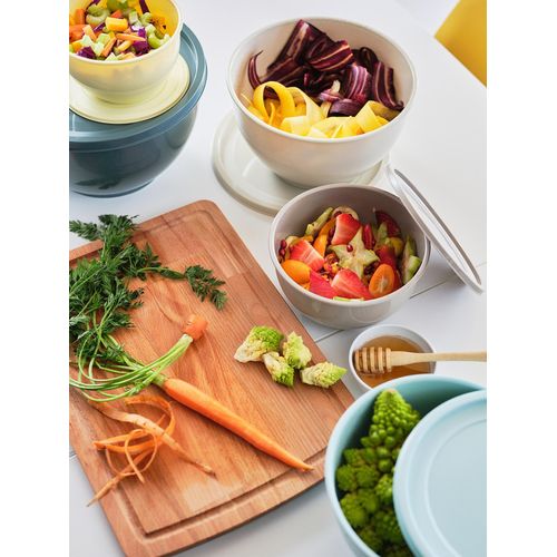 GARNITYREN Schüssel mit Deckel 5er-Set