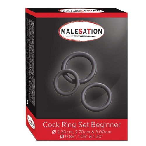 Penisring Set Beginner - Black