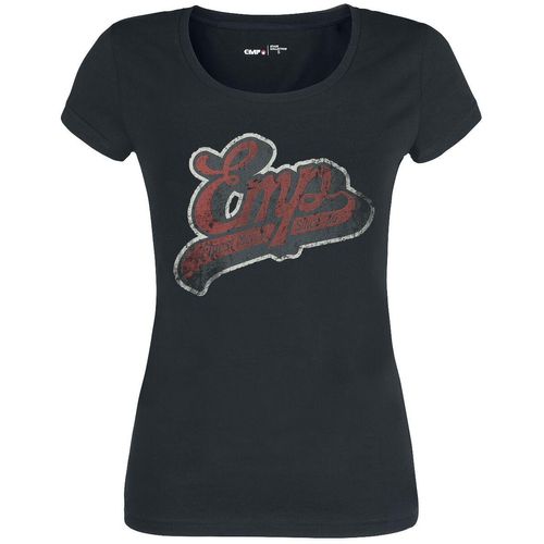 EMP Stage Collection T-Shirt mit Vintage EMP- Logo T-Shirt schwarz in XL