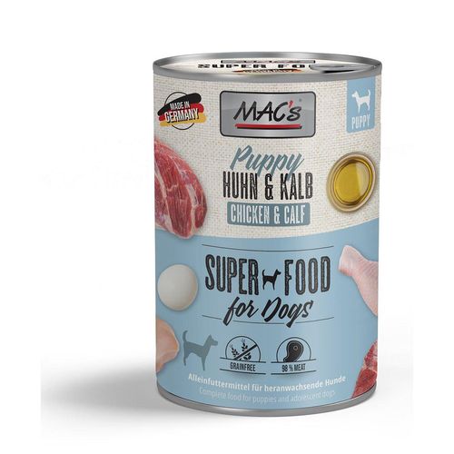 MAC's Dog Puppy Huhn und Kalb 12x400g