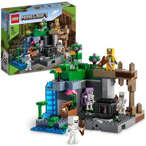 LEGO® Konstruktionsspielsteine Das Skelettverlies (21189), LEGO® Minecraft, (364 St), Made in Europe, bunt