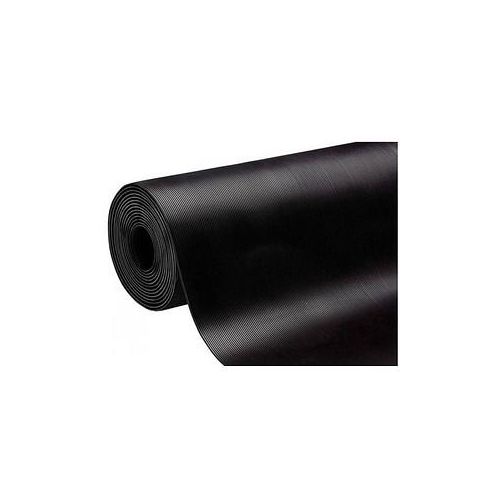 WESEMEYER Riefen-Gummimatte schwarz 100,0 x 300,0 cm