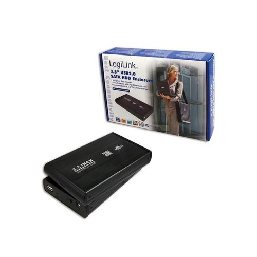 LogiLink Enclosure 3.5 Zoll S-ATA Festplatten-Füllplatte USB 2.0 Alu - Speichergehäuse - SATA-150