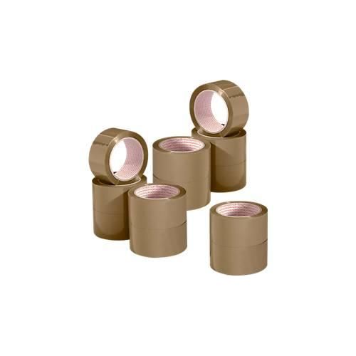 Packband Nopi® Classic 4042, Gesamtstärke 52 μ, L 66 m x B 55 mm, Rollen-∅ 76 mm, Polypropylen-Folie, braun, 12 Rollen