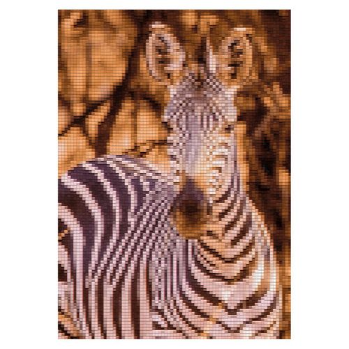 Diamantenstickerei-Set "Zebra", 24 x 34 cm