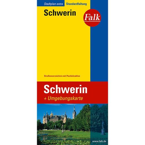 Falk Stadtplan Extra Schwerin 1:20.000, Karte (im Sinne von Landkarte)
