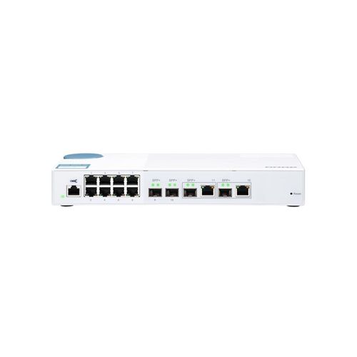 QNAP QSW-M408-2C Entry-level 10GbE Layer 2 Web Managed Switch for SMB Network Deployment