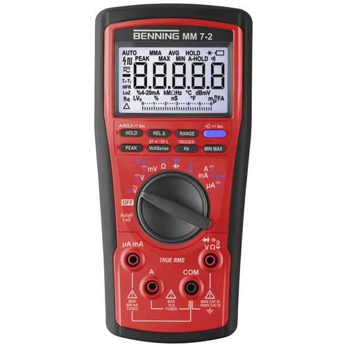 Benning MM 7-2 Hand-Multimeter digital CAT III 1000 V, CAT IV 600 V Anzeige (Counts): 60000