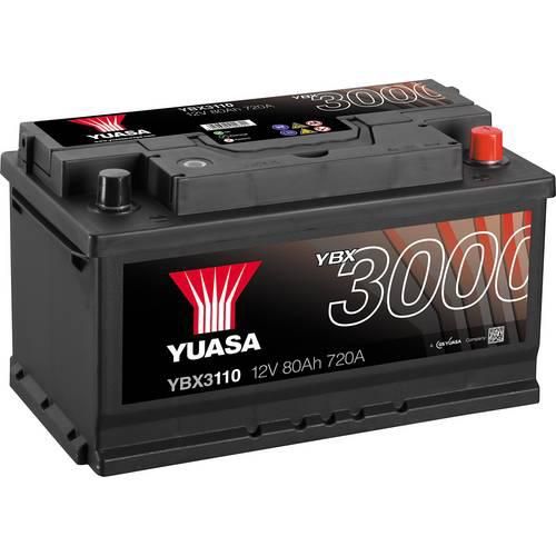 Yuasa SMF YBX3110 Autobatterie 12 V 80 Ah Poltyp: T1