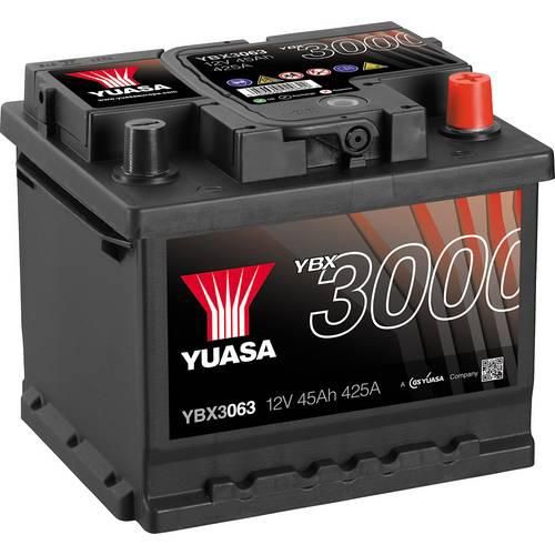 Yuasa SMF YBX3063 Autobatterie 45 Ah Poltyp: T1