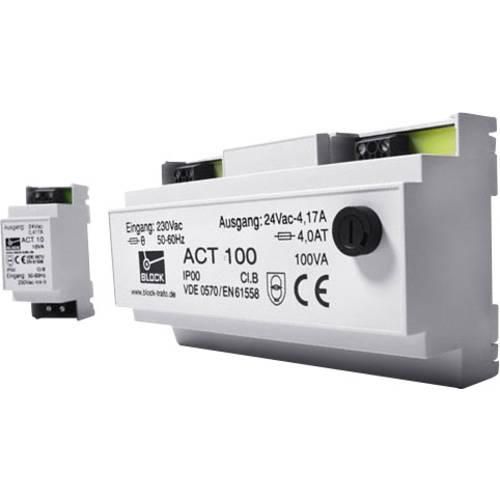 Block ACT 10 Sicherheitstransformator 1 x 230 V/AC 1 x 24 V/AC 10 VA 0.416 A