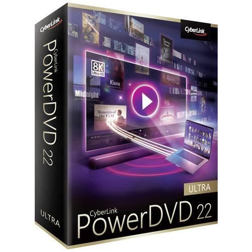 Cyberlink PowerDVD 22 Ultra Vollversion, 1 Lizenz Windows Videobearbeitung