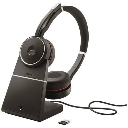 Jabra Evolve 75 Second Edition - MS Teams Telefon On Ear Headset Funk, Bluetooth®, kabelgebunden Stereo Schwarz Mikrofon-Rauschunterdrückung, Noise Cancelling