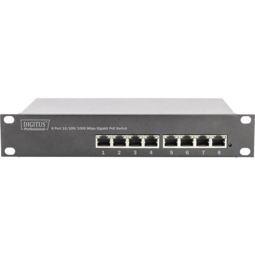 Digitus DN-95317 Netzwerk Switch 8 Port 10 / 100 / 1000 MBit/s PoE-Funktion