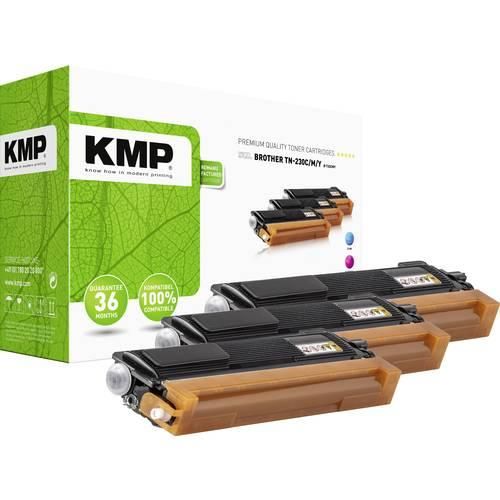 KMP Tonerkassette ersetzt Brother TN-230C, TN-230M, TN-230Y, TN230C, TN230M, TN230Y Kompatibel Cyan, Magenta, Gelb 1400 Seiten B-T32 CMY