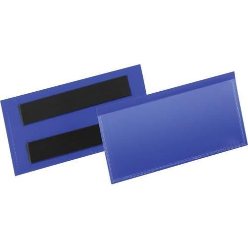 Durable Magnetische Etikettentasche 174107 Blau 100 mm x 38 mm