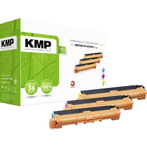 KMP Tonerkassette ersetzt Brother TN-247C, TN-247M, TN-247Y, TN247C, TN247M, TN247Y Kompatibel Cyan, Magenta, Gelb 2300 Seiten B-T125X