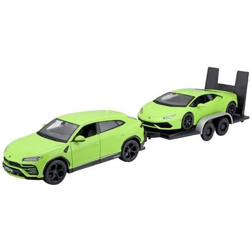 Maisto Design Elite Transporter Lamborghin Urus + Huracan 1:24 Modellauto