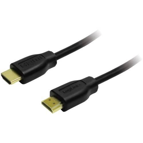 LogiLink HDMI Anschlusskabel HDMI-A Stecker, HDMI-A Stecker 20.00 m Schwarz CH0055 4K UHD HDMI-Kabel