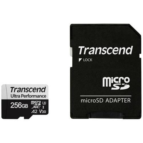 Transcend microSDXC 340S microSDHC-Karte 256 GB Class 10, Class 3 UHS-I