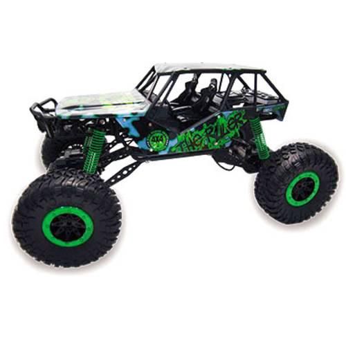 Amewi 22217 Crazy Crawler 1:10 RC Einsteiger Modellauto Elektro Crawler Allradantrieb (4WD) inkl. Akku, Ladegerät und Senderbatterien