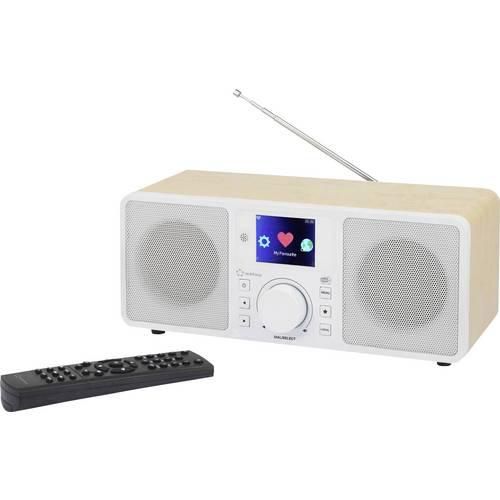 Renkforce RF-IRDAB-RETRO1 Internet Tischradio DAB+, UKW, Internet AUX, Bluetooth®, WLAN, LAN, Internetradio DLNA-fähig Holz