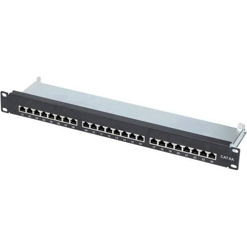 Renkforce 24 Port Netzwerk-Patchpanel 483 mm (19) CAT 6a 1 HE Bestückt