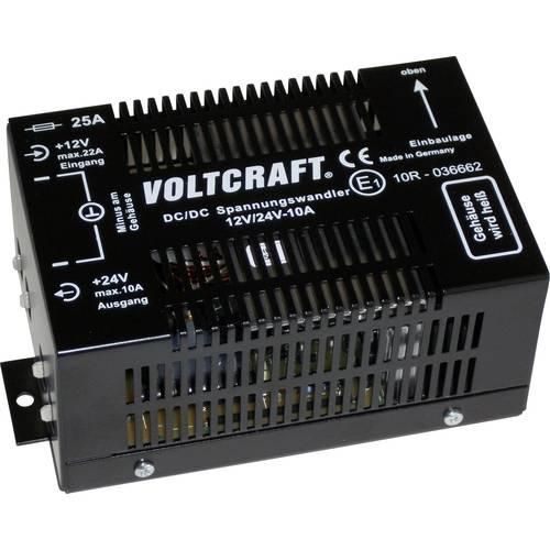 VOLTCRAFT 12/10 DC/DC-Wandler 12 V/DC - 24 V/DC/10 A 240 W