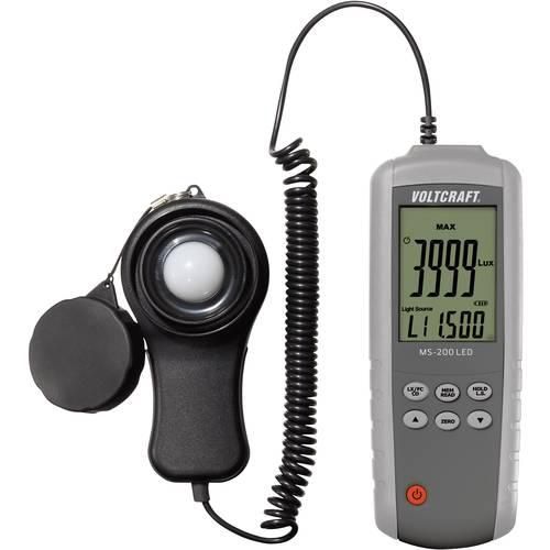 VOLTCRAFT MS-200LED-ISO MS-200LED LED-Luxmeter kalibriert (ISO) 0 - 400000 lx