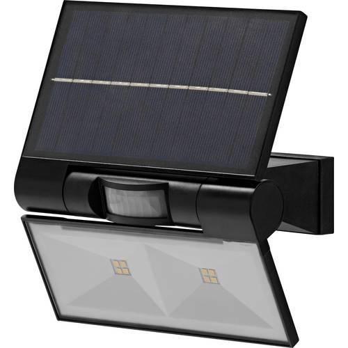 LEDVANCE Solar-Außenwandleuchte mit Bewegungsmelder ENDURA STYLE SOLAR DOUBLE 4058075576636 LED 2.9 W Warmweiß Dunkelgrau