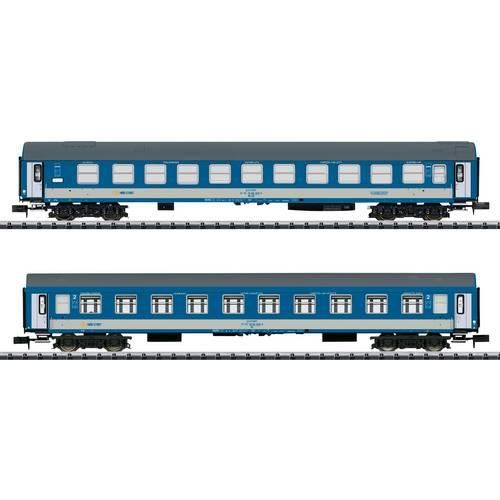 MiniTrix T18253 Persoenenwagen 2er-Set EC Venezia Teil 2 der MÁV-START Venezia Set 2