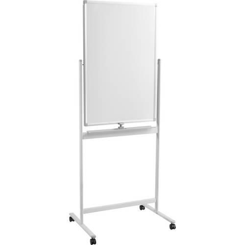 SpeaKa Professional Whiteboard SP-WB-309 (B x H) 600 mm x 900 mm Weiß Hochformat, Beide Seiten nutzbar, Inkl. Rollensatz, Inkl. Ablageschale