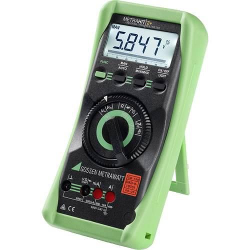 Gossen Metrawatt METRAHIT 2+ Hand-Multimeter kalibriert (DAkkS-akkreditiertes Labor) digital CAT III 600 V Anzeige (Counts): 6000