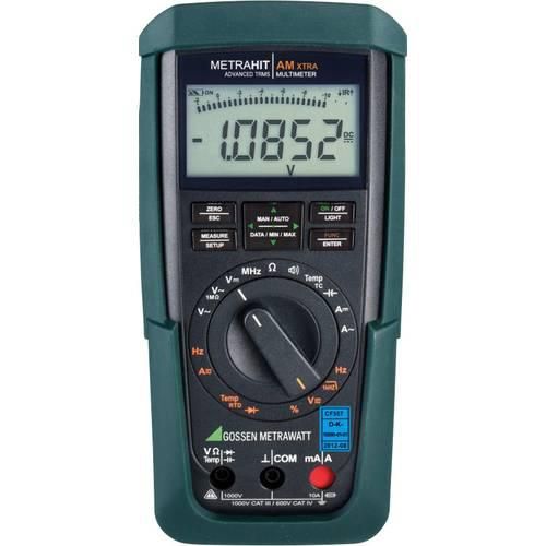 Gossen Metrawatt METRAHIT AM X-TRA Hand-Multimeter kalibriert (DAkkS-akkreditiertes Labor) digital CAT III 1000 V, CAT IV 600 V Anzeige (Counts): 12000