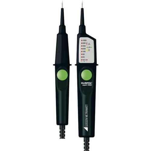 Gossen Metrawatt DUSPOL expert 1000 Zweipoliger Spannungsprüfer CAT III 1000 V, CAT IV 600 V LED, Vibration, Akustik