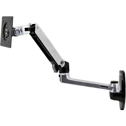 Ergotron LX Arm Wall Mount 1fach Monitor-Wandhalterung 38,1 cm (15) - 86,4 cm (34) Aluminium Höhenverstellbar, Neigbar, Schwenkbar, Rotierbar