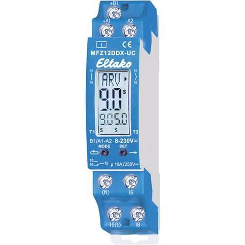 Eltako 23001004 MFZ12DDX-UC Zeitrelais Multifunktional 230 V 1 St. Zeitbereich: 0.1 s - 99 h 1 Wechsler